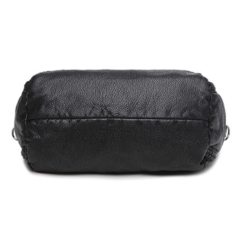 Women's Large Soft Leather Handbag — Hobo Tote & Crossbody Shoulder Bag with Spacious Interior